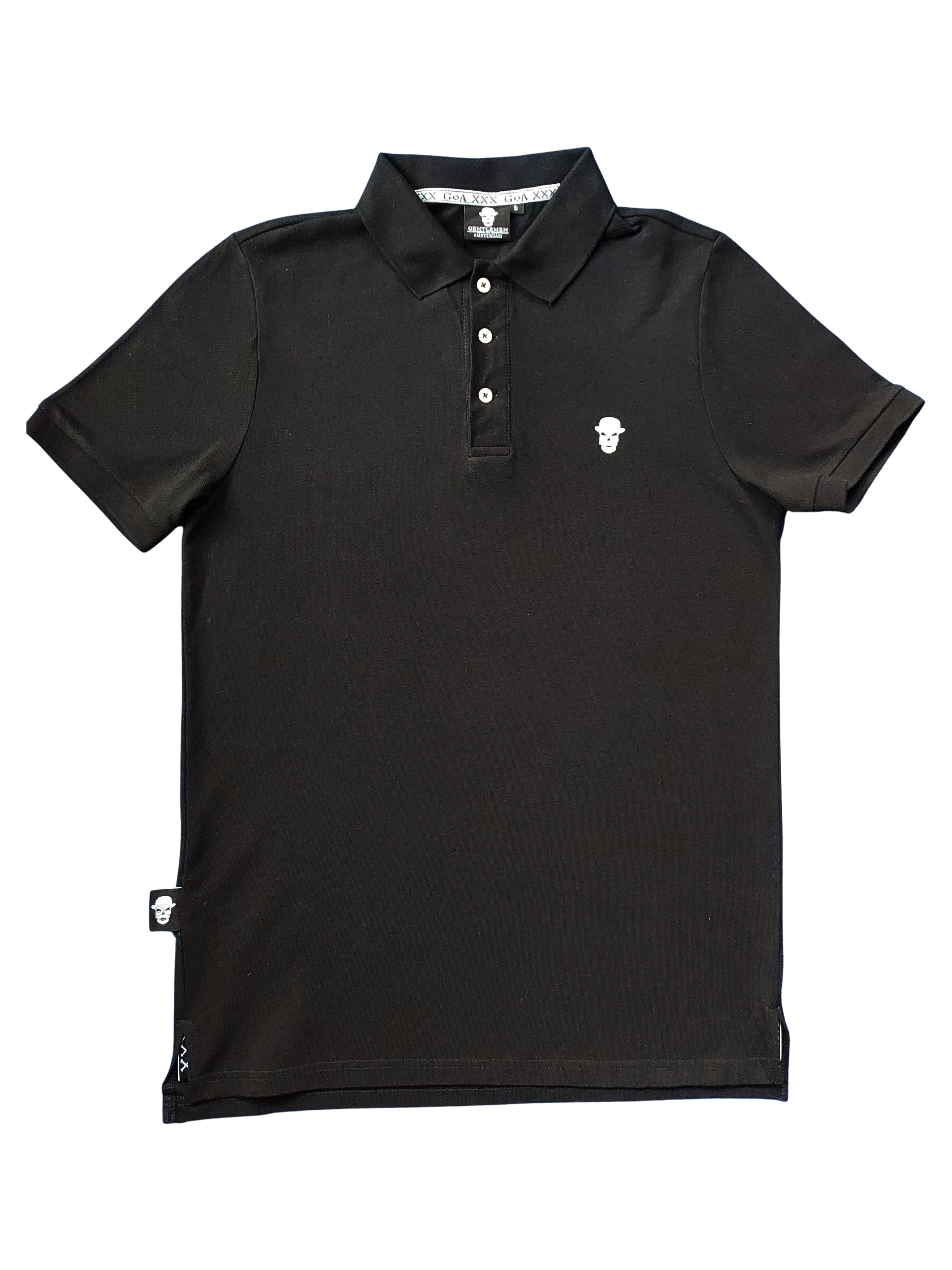 GOA - Polo - Black - Flag