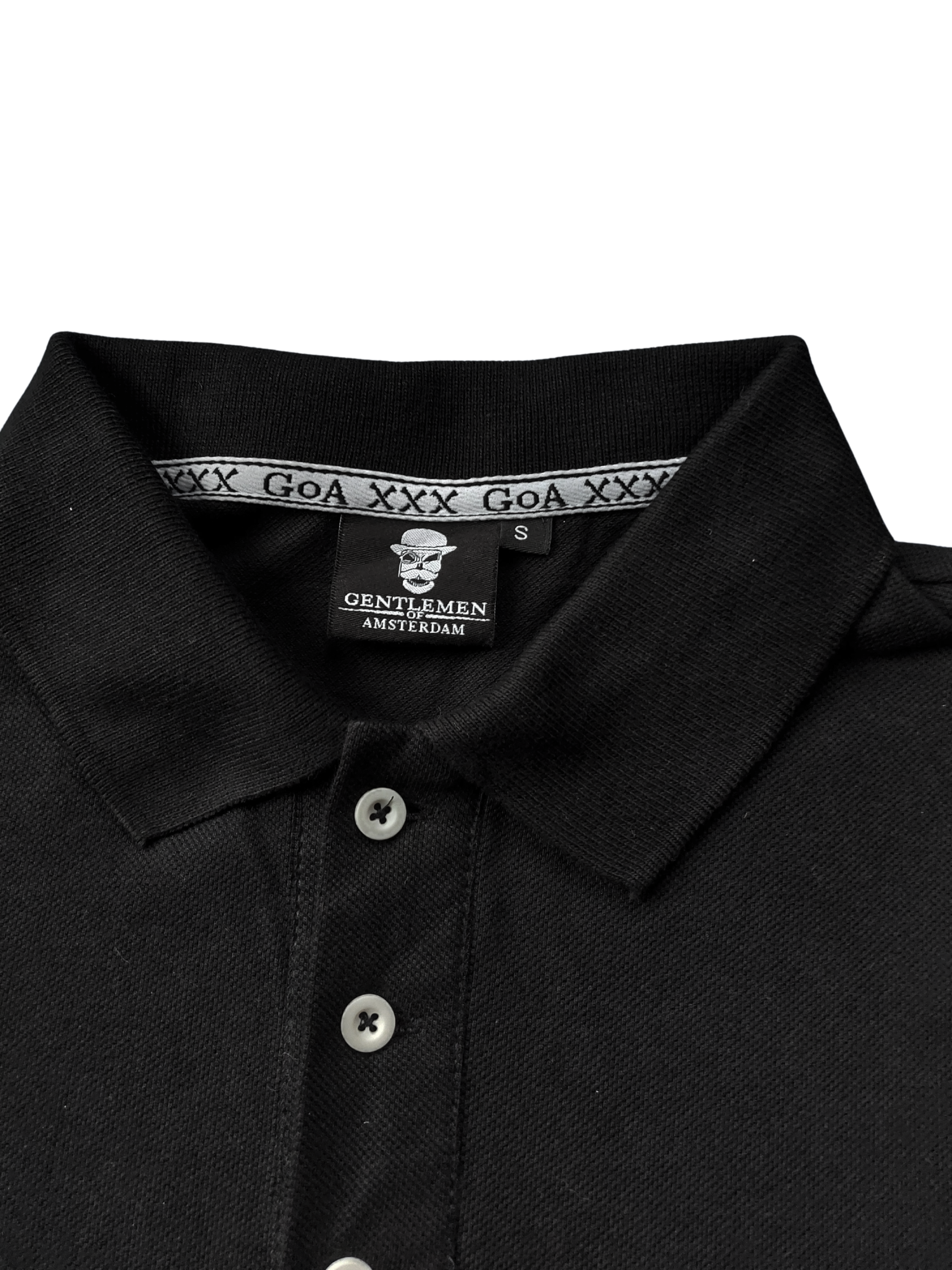 GOA - Polo - Black - Flag